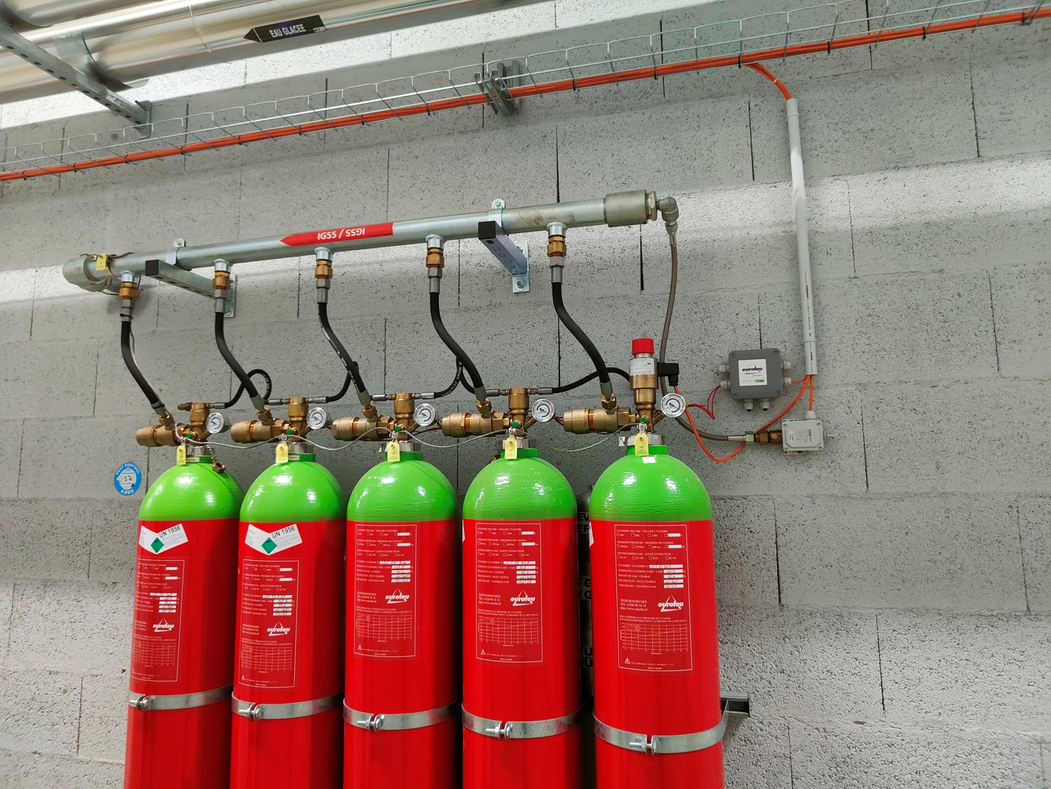 Fire extinguisher gas discount