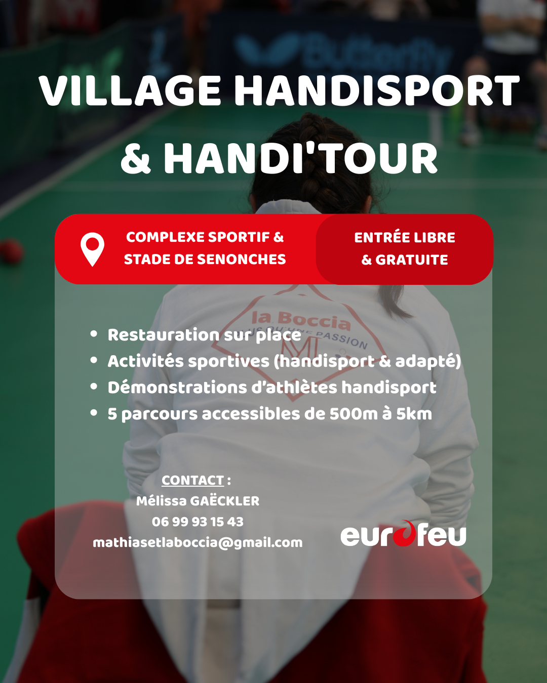 Eurofeu soutient l’événement solidaire « Village Handisport & Handi’Tour » à Senonches
