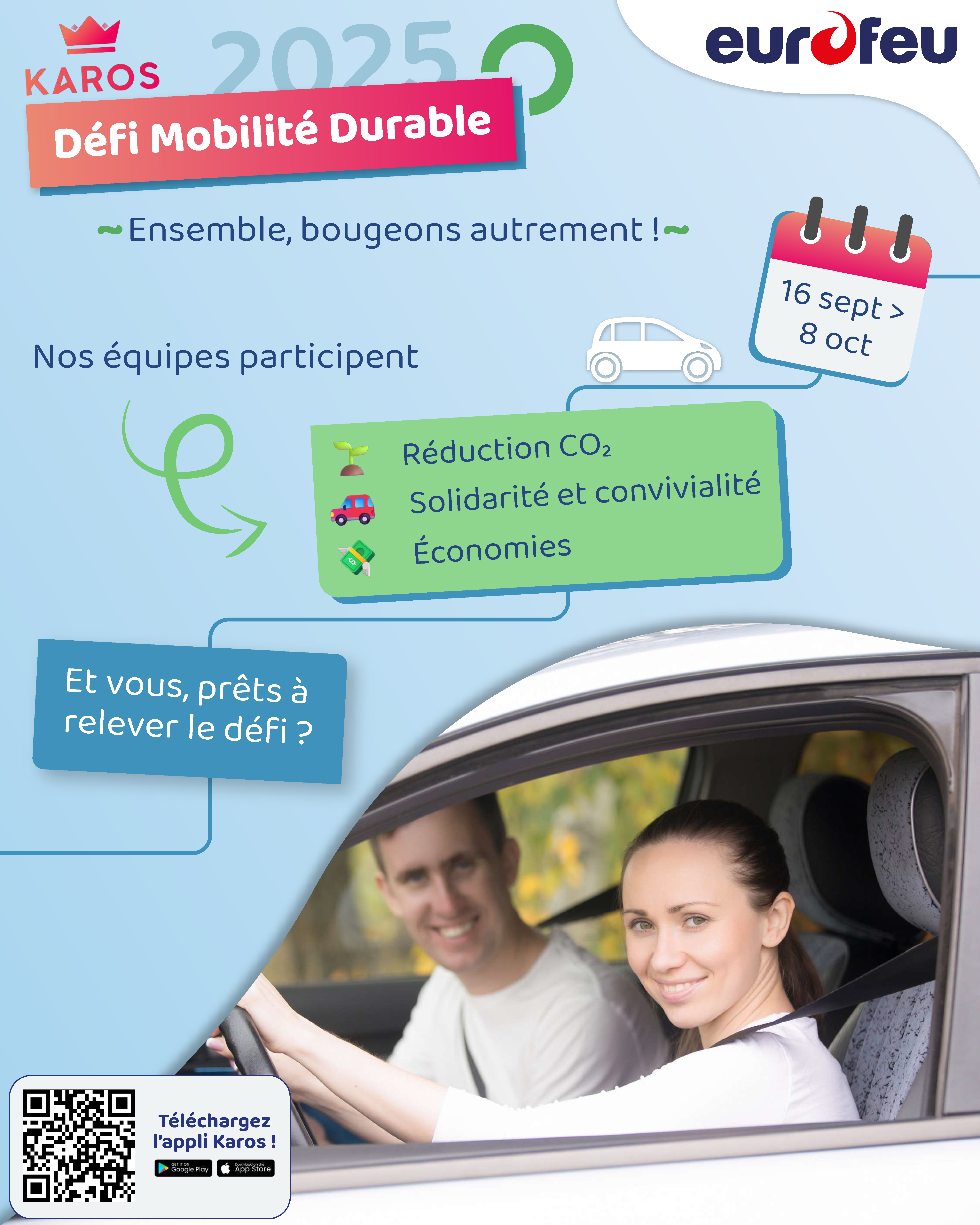 Défi Mobilité Durable 2025 : Eurofeu se mobilise !