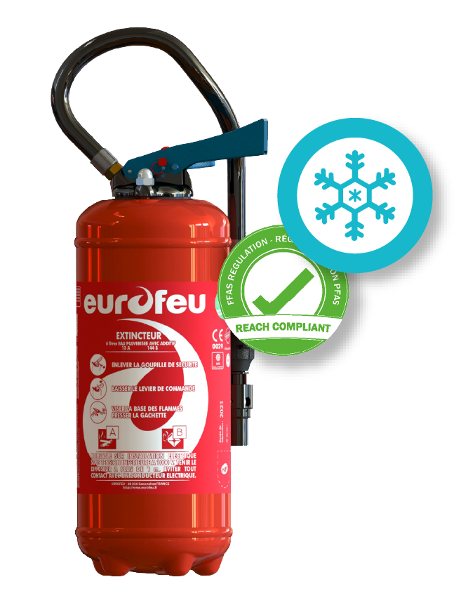 Extincteur reach compliant