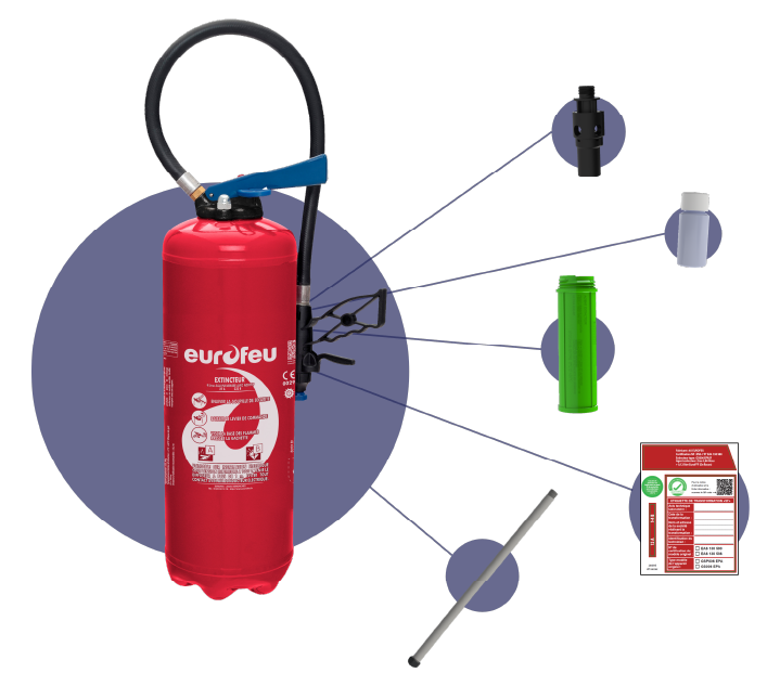 Kit transformation extincteur sans fluor