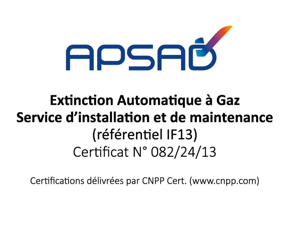 apsad extinction automatique fond transparent