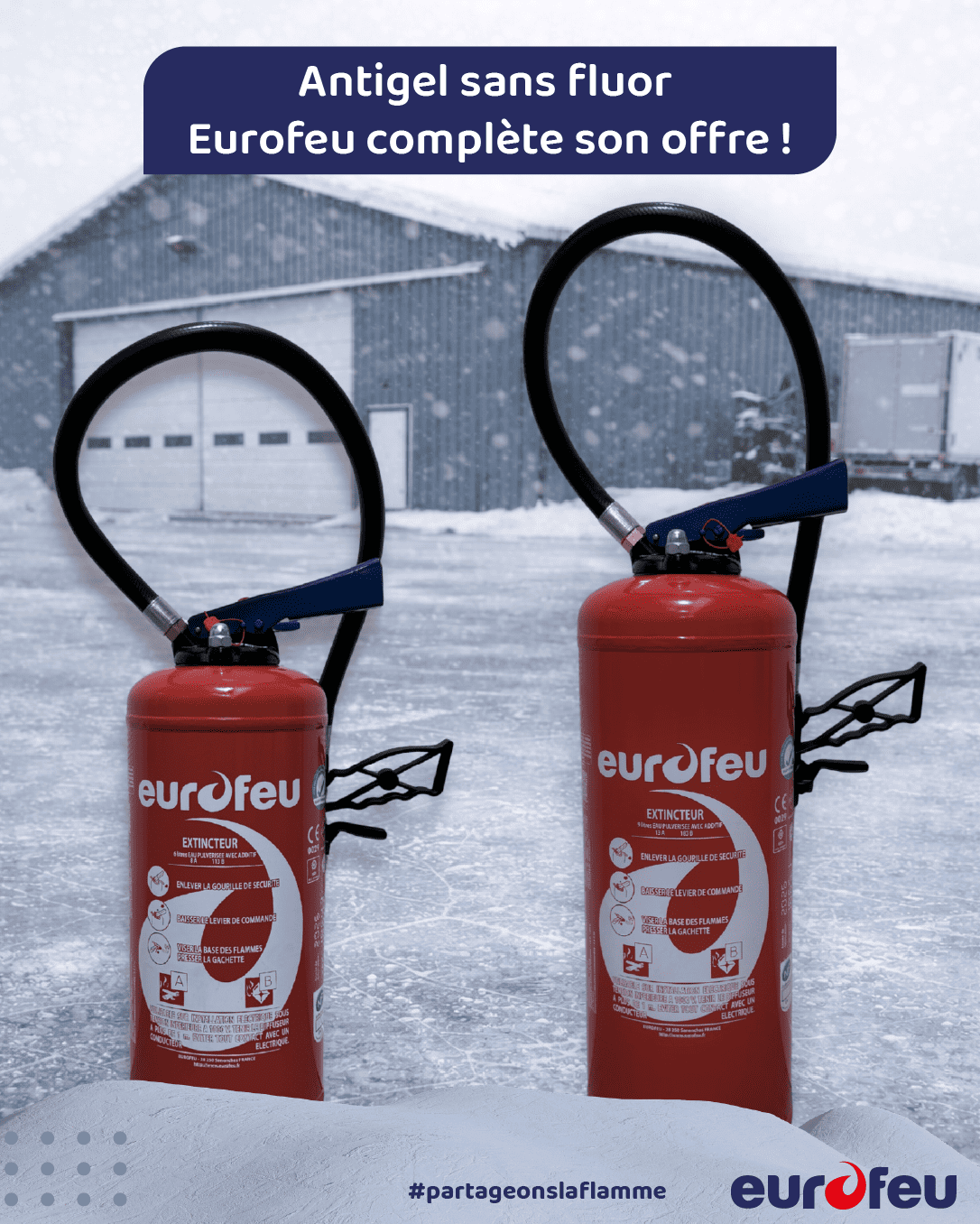 Extincteur Sans fluor Antigel